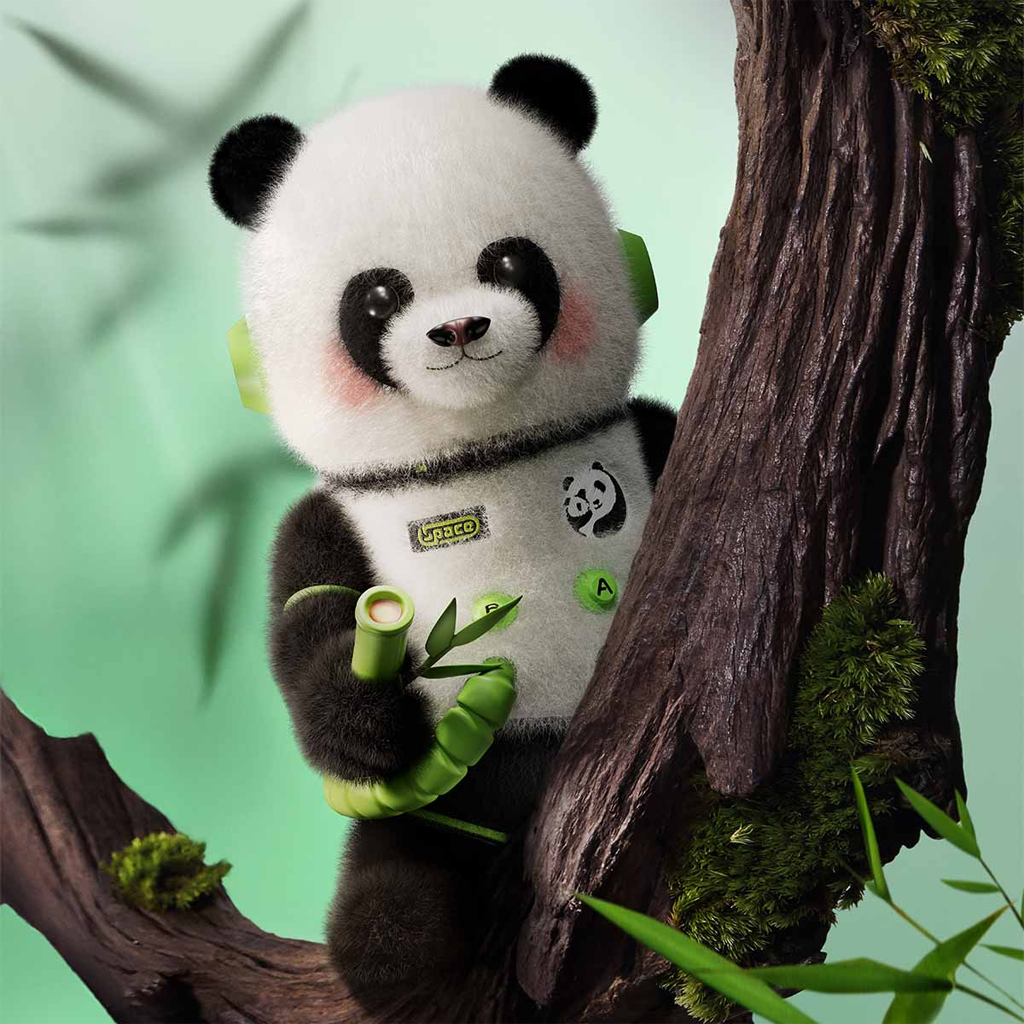 POP MART MEGA SPACE MOLLY 400% PANDA