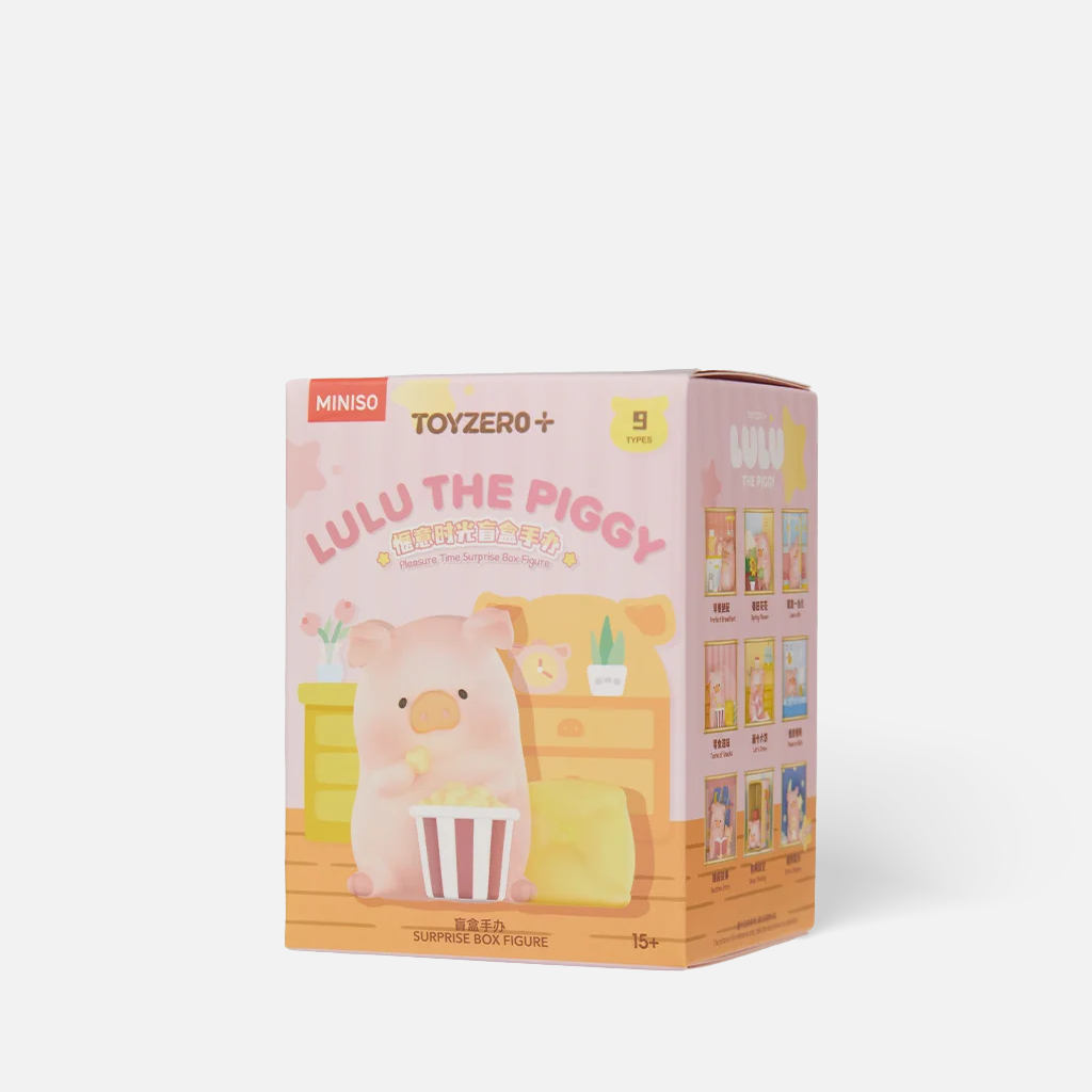 MINISO 罐头猪lulu系列惬意时光盲盒手办 1 个
