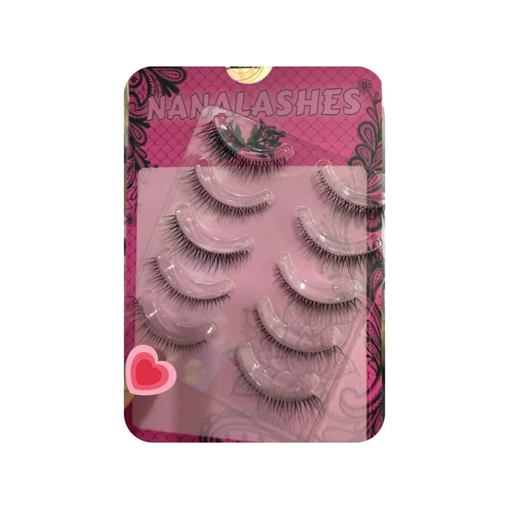 NANALASHES White Moonlight False Eyelashes 5 Pairs