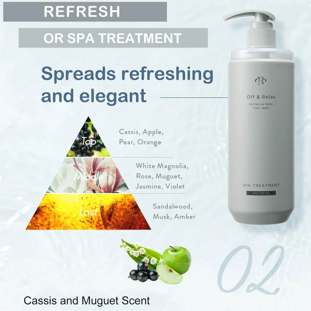Off & Relax 温泉净澈清爽护发素 蓬松顺滑460ml