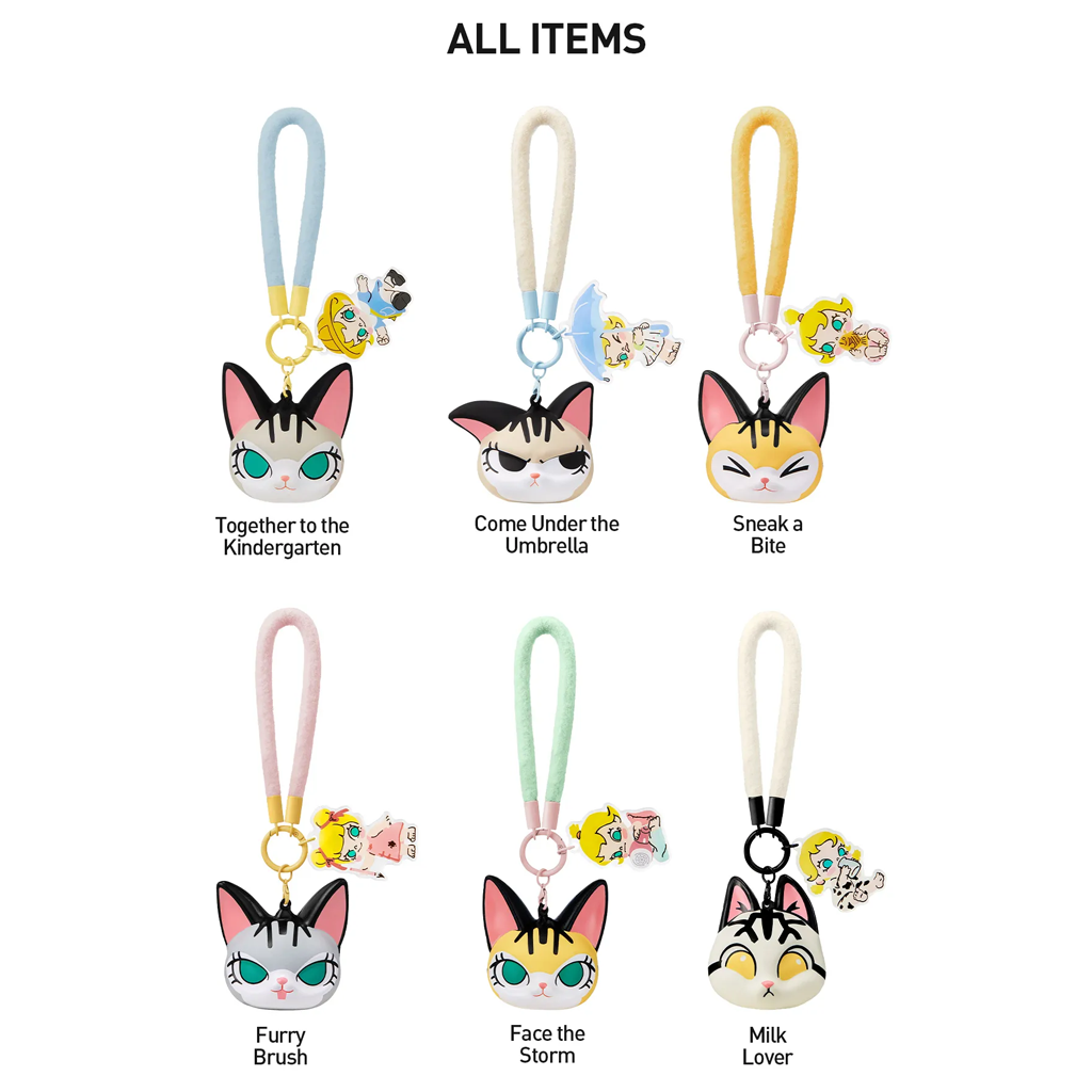 POP MART Baby Molly & Baby Tabby Series - Squishy Charm Blind Box