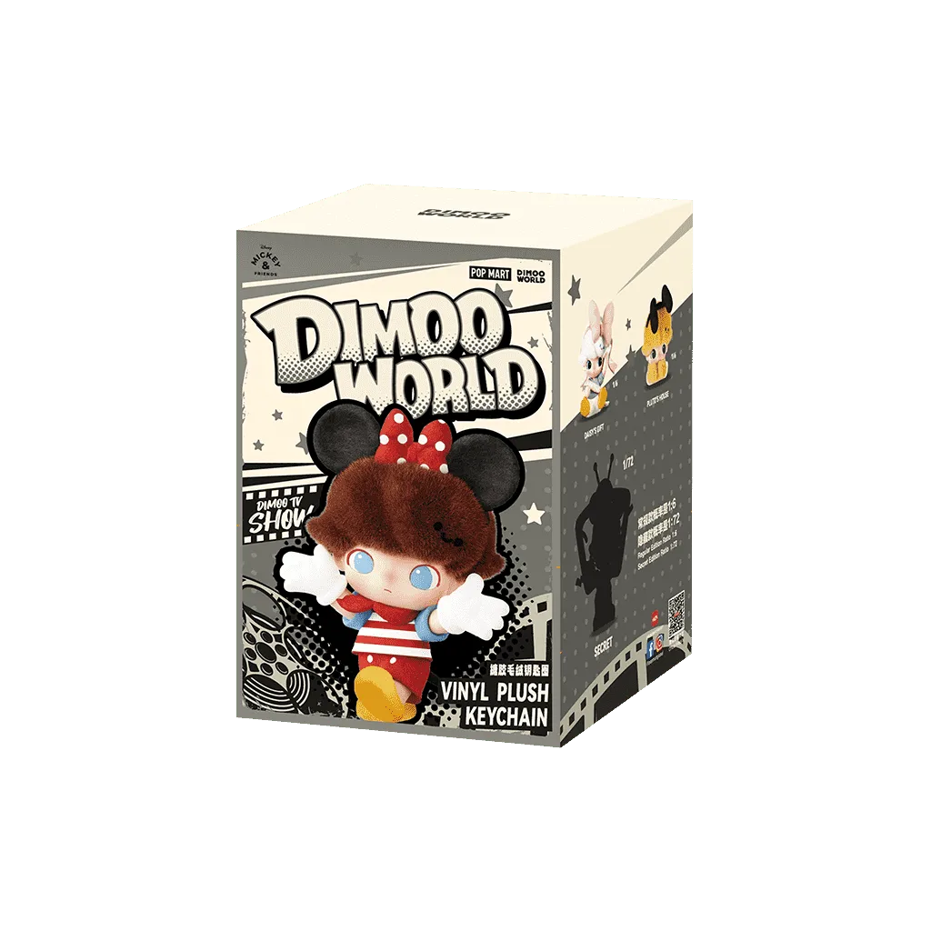 POP MART DIMOO WORLD × DISNEY Series-Vinyl Plush Keychain Blind Box