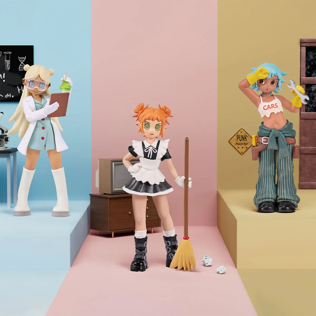 POP MART Peach Riot Rush Hour Series Figures Blind Box
