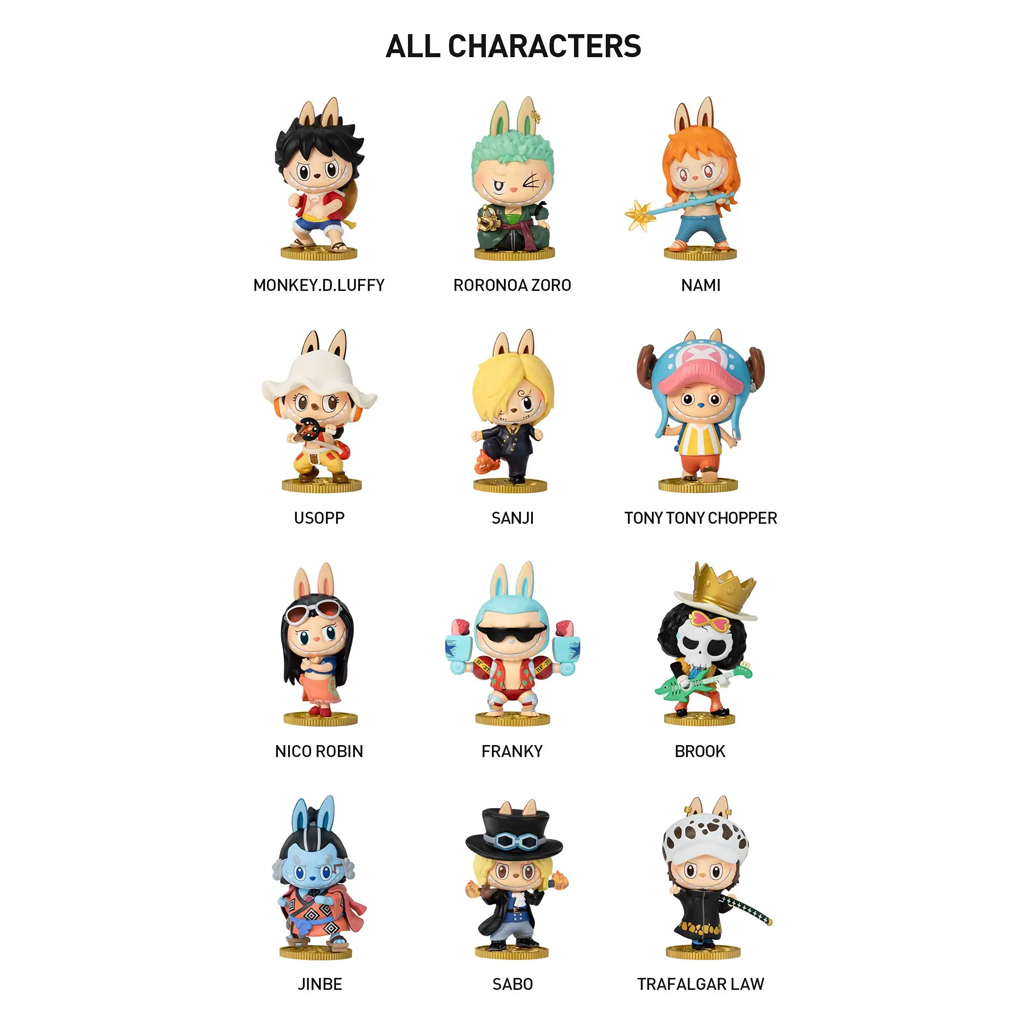 POP MART THE MONSTERS × One Piece Series Figures Blind Box