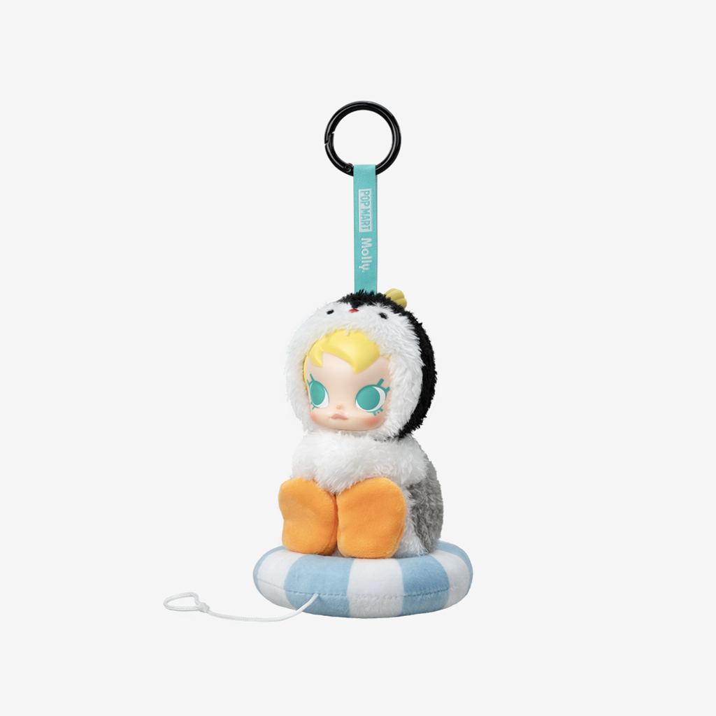 POP MART Baby Molly × Pingu Happy Fishing Series-Vinyl Plush Pendant Blind Box