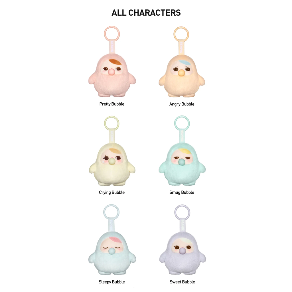 POP MART PUCKY BEANIE BUBBLE UP SERIES-Plush Pendant Blind Box