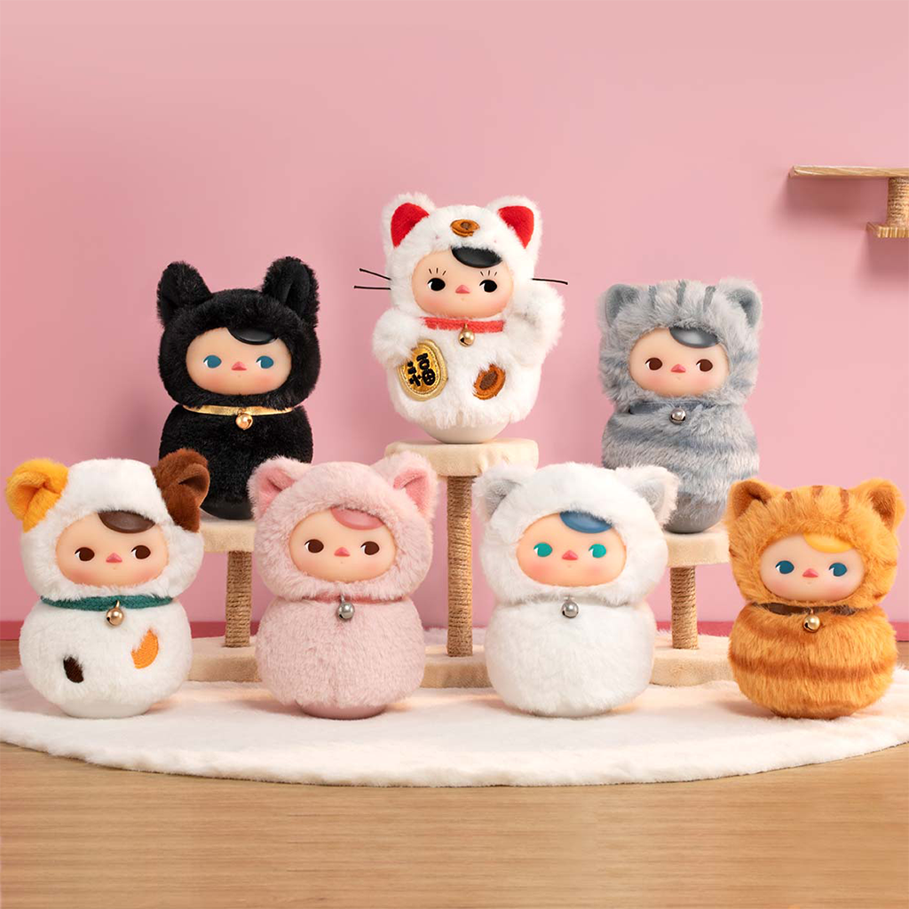 PUCKY Roly-Poly Kitty Series-Vinyl Plush Blind Box
