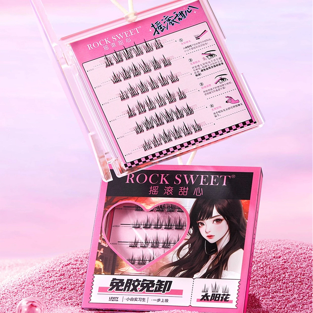 Rock Sweet False Eyelashes Glue Free