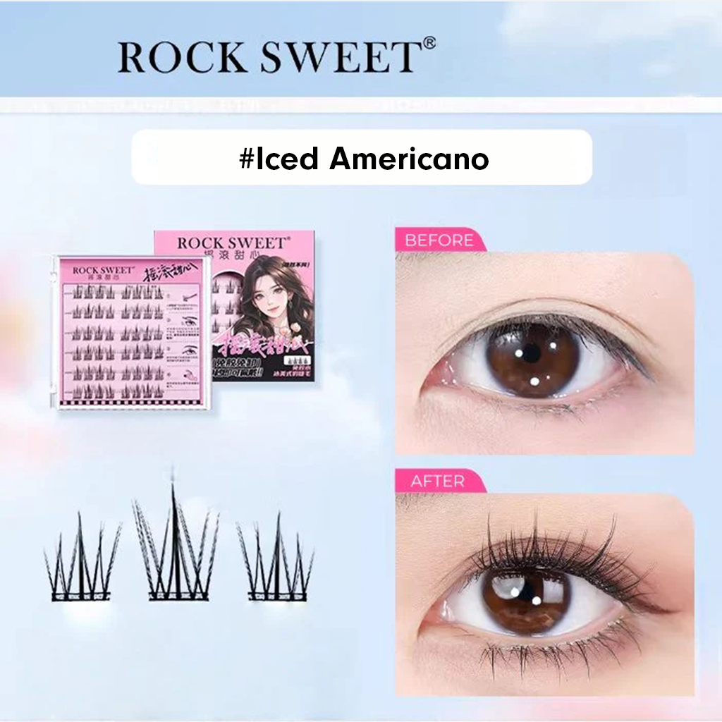 Rock Sweet False Eyelashes Glue Free