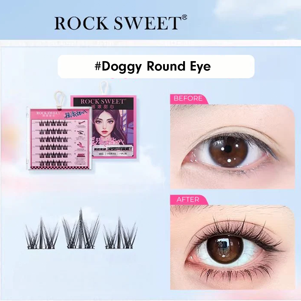 Rock Sweet False Eyelashes Glue Free