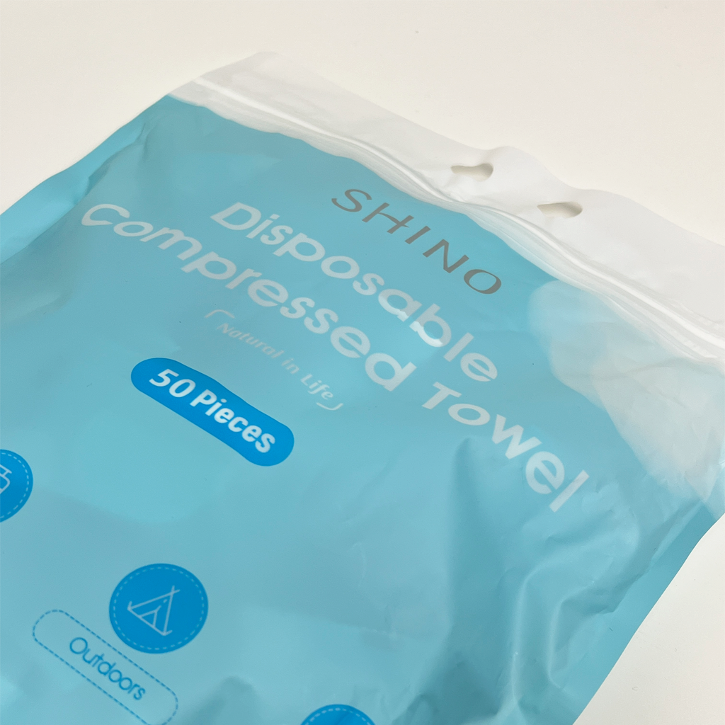 SHINO Disposable Compressed Towel 50 pcs