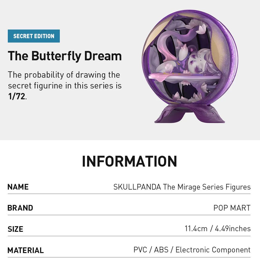 POP MART SKULLPANDA The Mirage Series Figures Blind Box