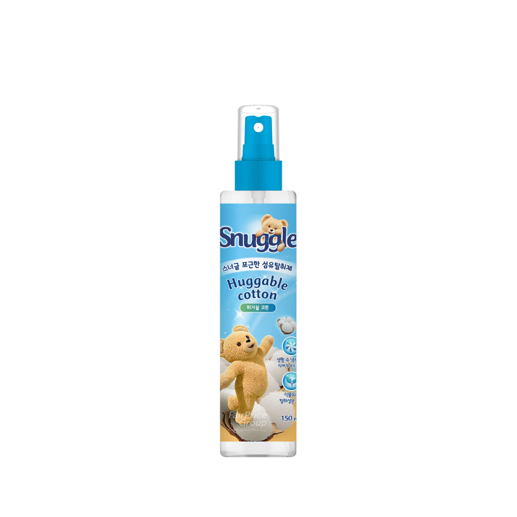 Ideal for use on various household items such as upholstery, carpets, curtains, and clothing, this fabric refresher helps to maintain a pleasant scent and neutralize unwanted smells. Huggable Cotton.
