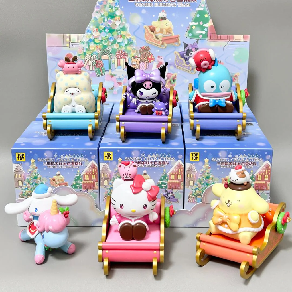 TOP TOY Exclusive Sanrio Winter Sledding Team Blind Box 1 pc