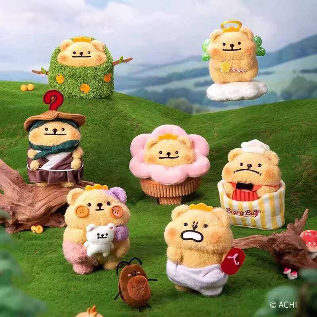 TOWANT Little Bear Worm My Life Script Series Blind Box