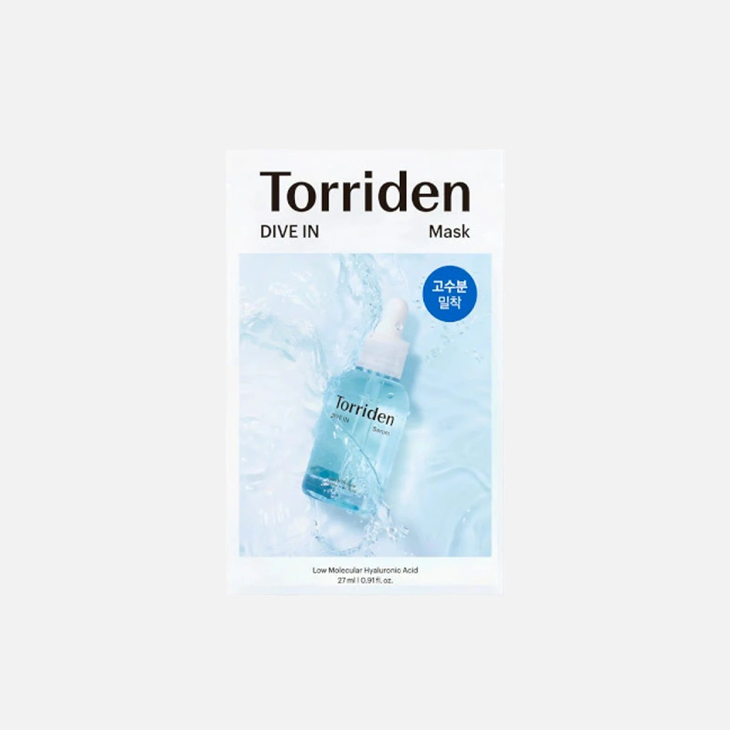 Torriden DIVE-IN 微分子玻尿酸保湿面膜 10 片