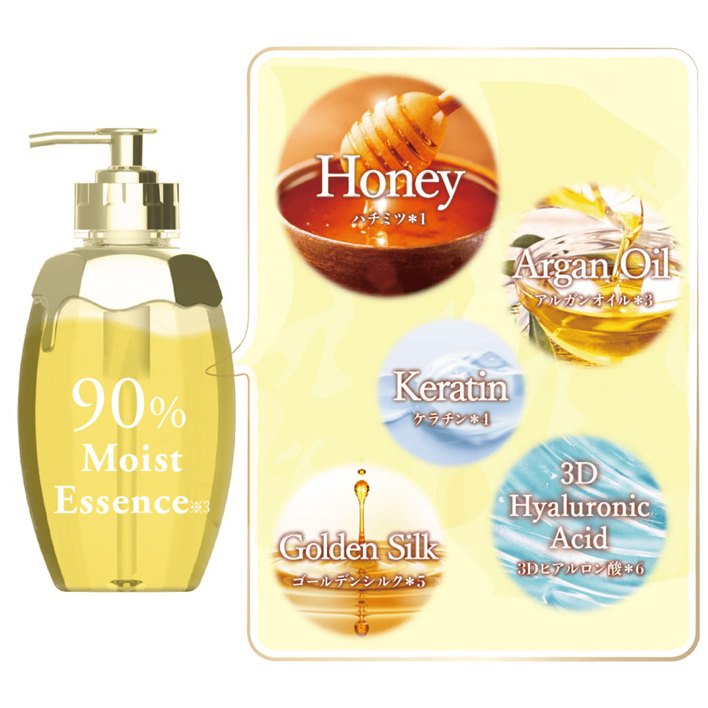 ViCREA &honey Pixie Moist Silky Shampoo 440ml