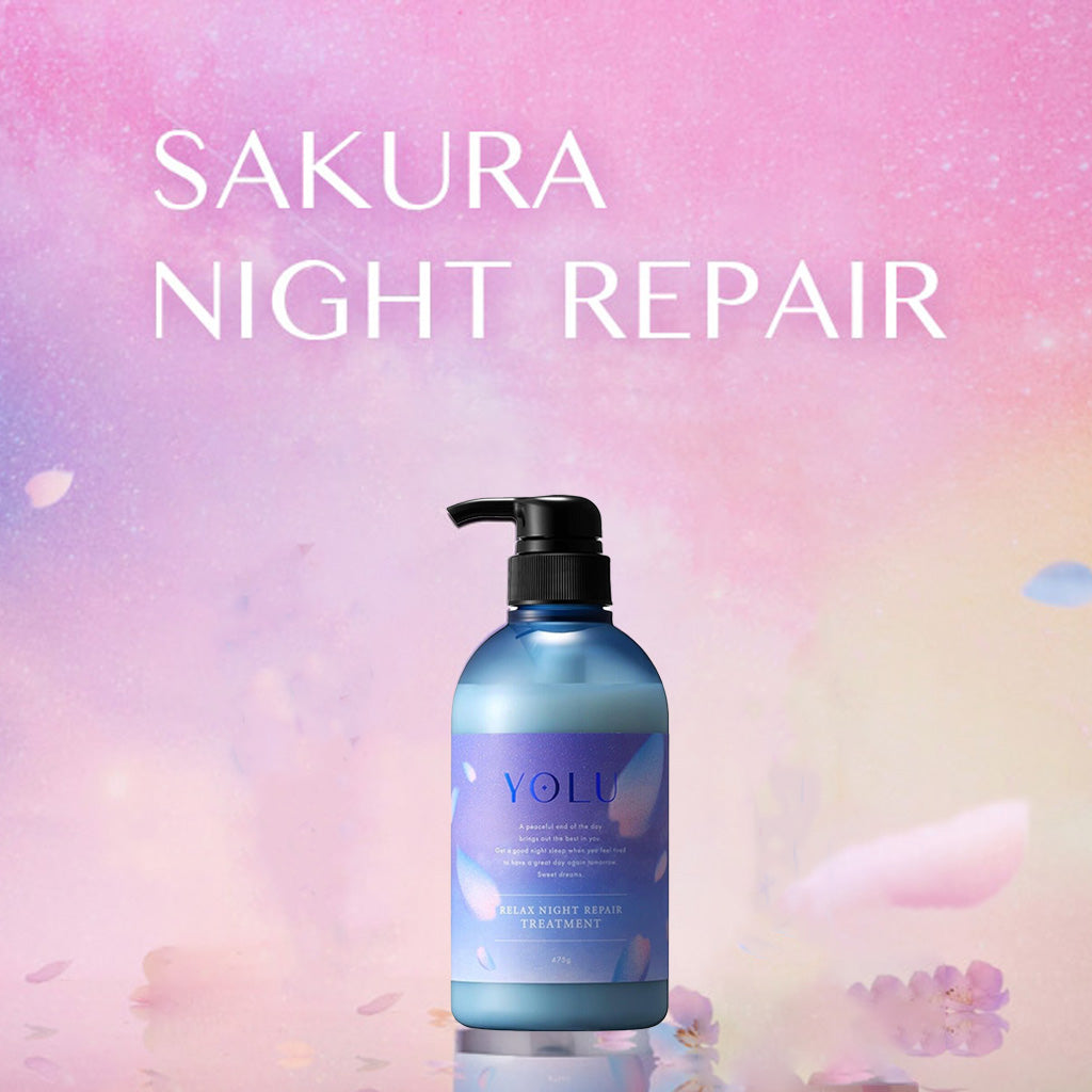 YOLU Relax Night Repair Treatment 475g Sakura & Magnolia