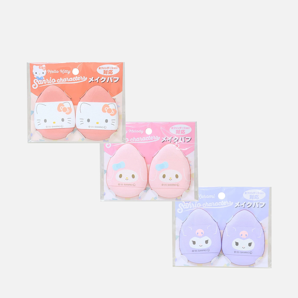 Aiplanning Sanrio Makeup Puff Set 2 pcs