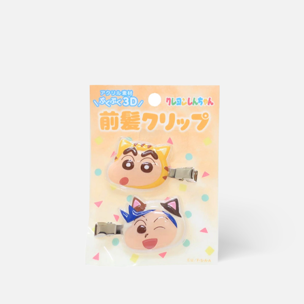 aiplanning Crayon Shin-chan Three-Dimensional Acrylic Bang Clip 2 pcs
