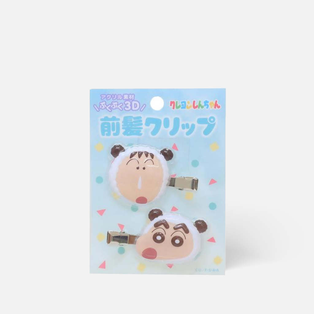 aiplanning Crayon Shin-chan Three-Dimensional Acrylic Bang Clip 2 pcs
