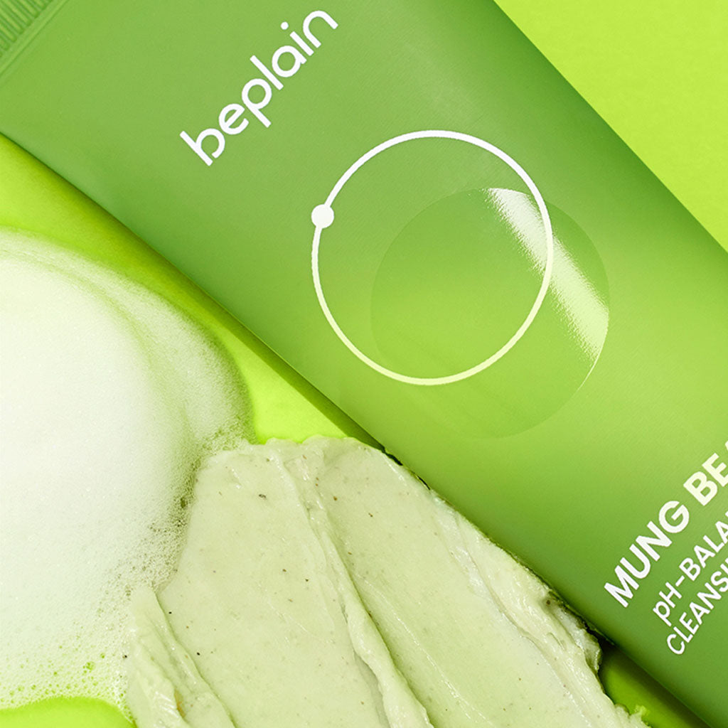 beplain Mung Bean pH-Balanced Cleansing Foam 80 ml