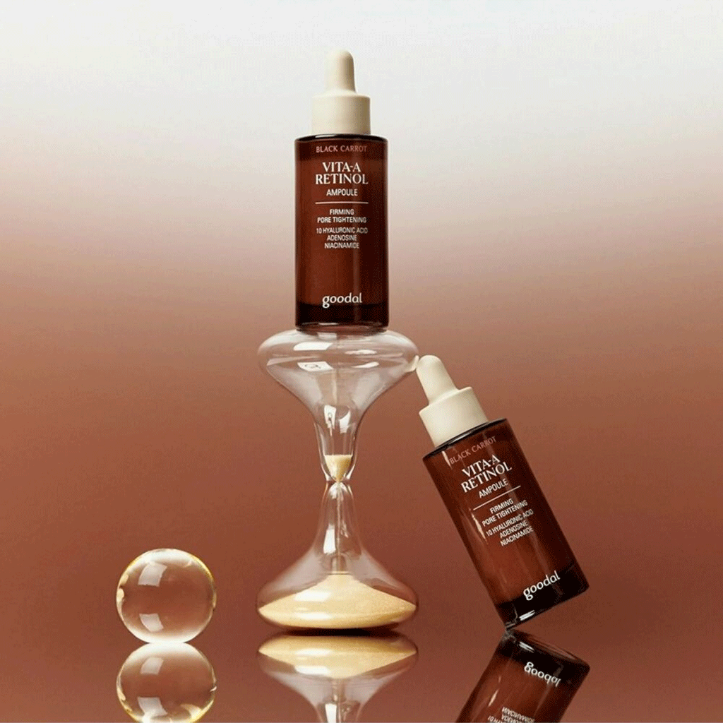 It is a potent anti-aging serum infused with black carrot extract and stabilized retinol (Vitamin A).