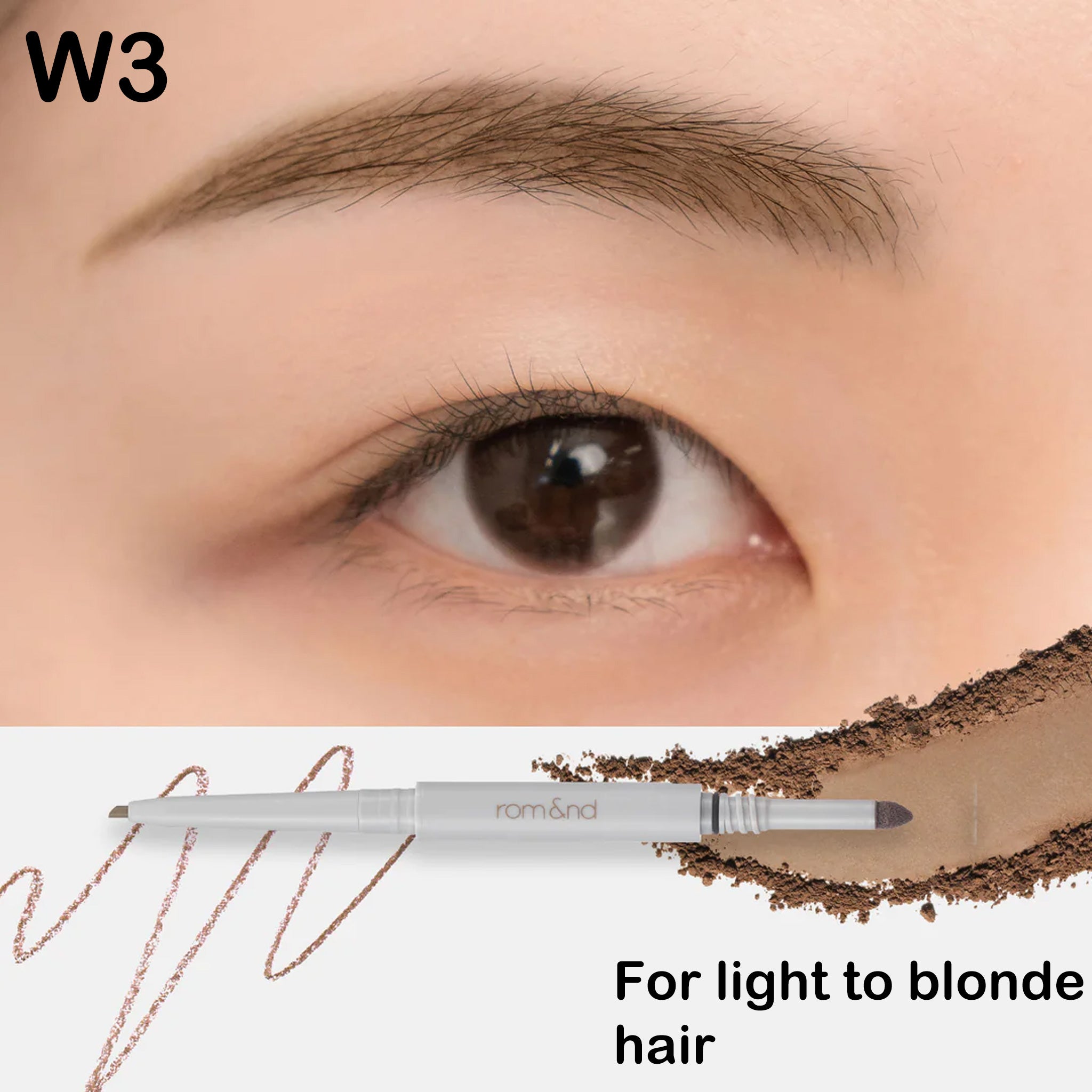 rom&nd Han All Sharp Brow 三合一柔雾气垫眉笔