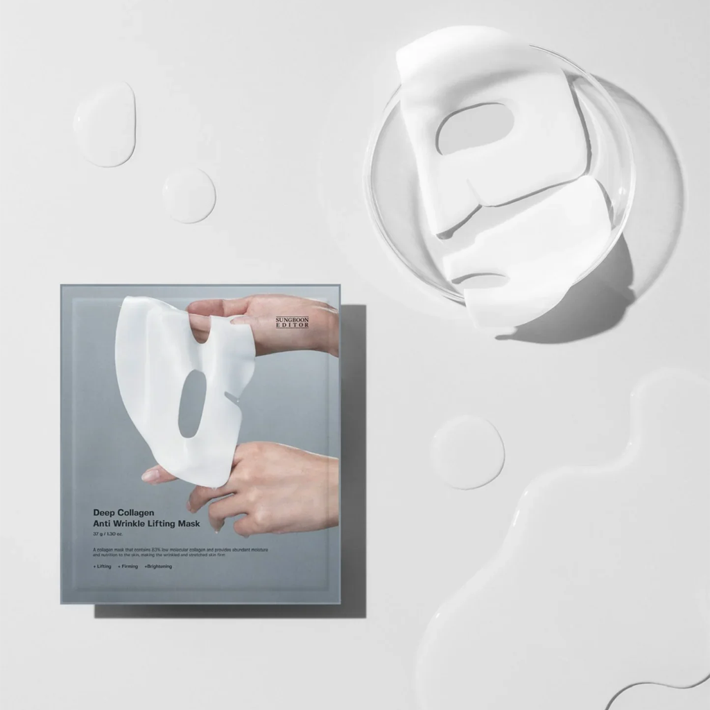 SUNGBOON EDITOR 深层胶原蛋白抗皱提拉面膜 4片
