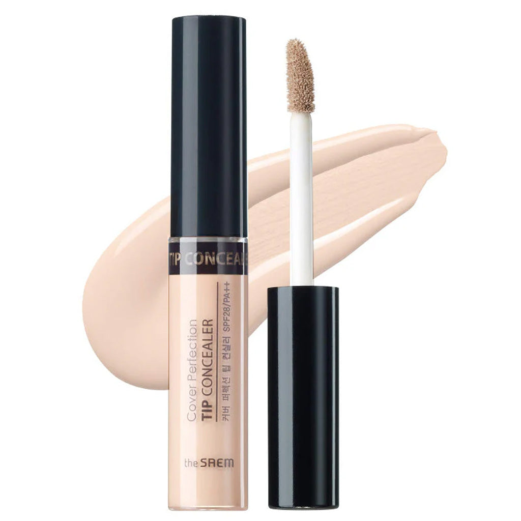 It is a liquid concealer renowned for its high coverage and long-lasting formula, effectively camouflaging blemishes, spots, and dark circles.