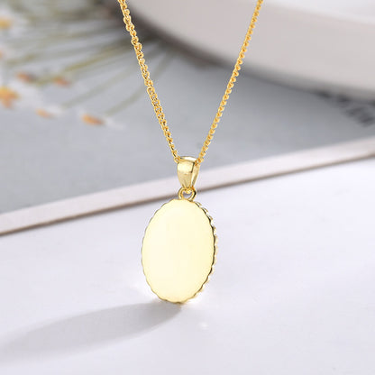 Luxurious Oval Seashell Necklace