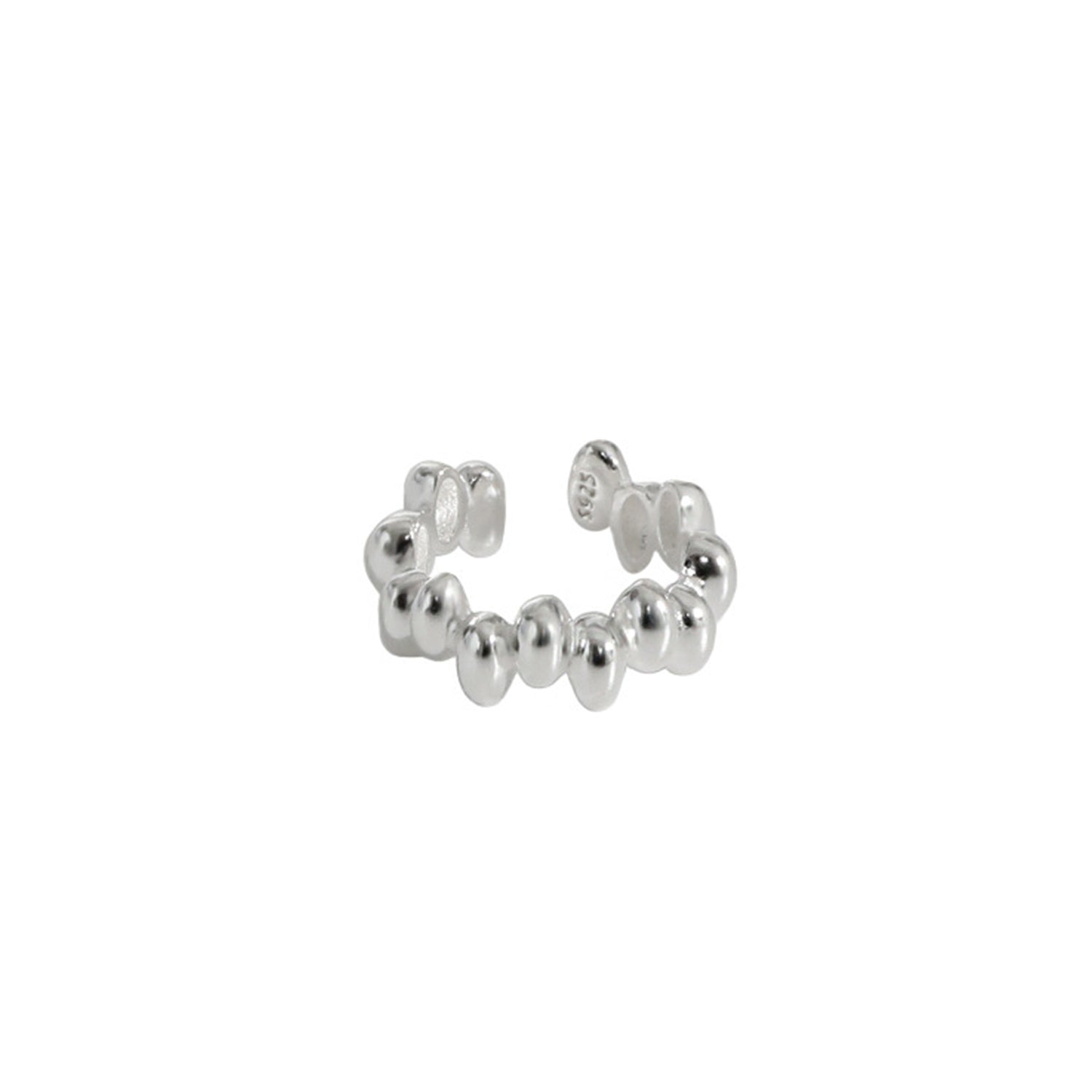 Single-Layer Moissanite Ear Cuff