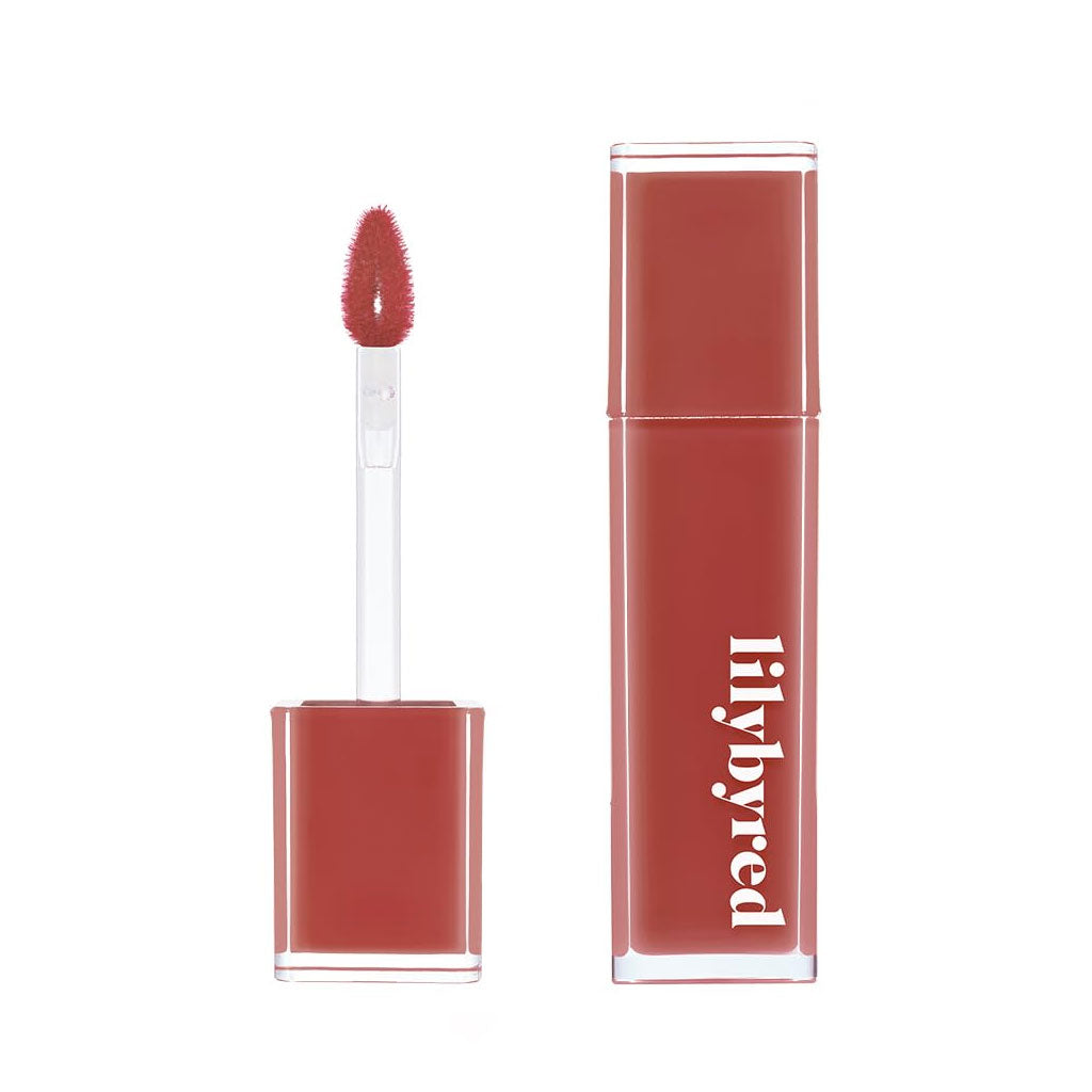 Korean lip tint, Autumn warm tone recommended, rip fig and rosy brown color