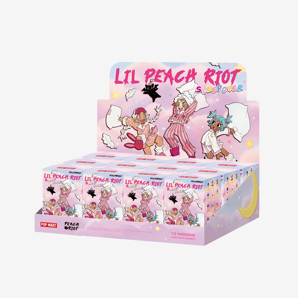 POP MART  Lil Peach Riot Sleepover Series Figures Blind box