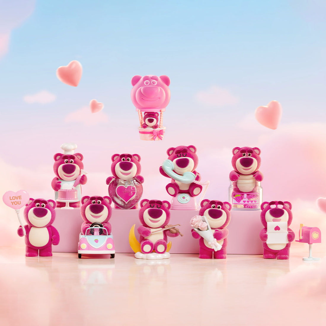 POP MART Disney/Pixar Lotso Wondrous Rendezvous Series Figures Blind Box