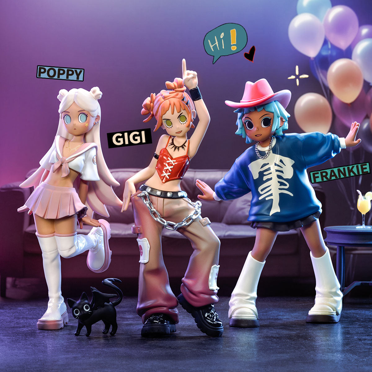 POP MART Peach Riot Rise Up Series Figures Blind box
