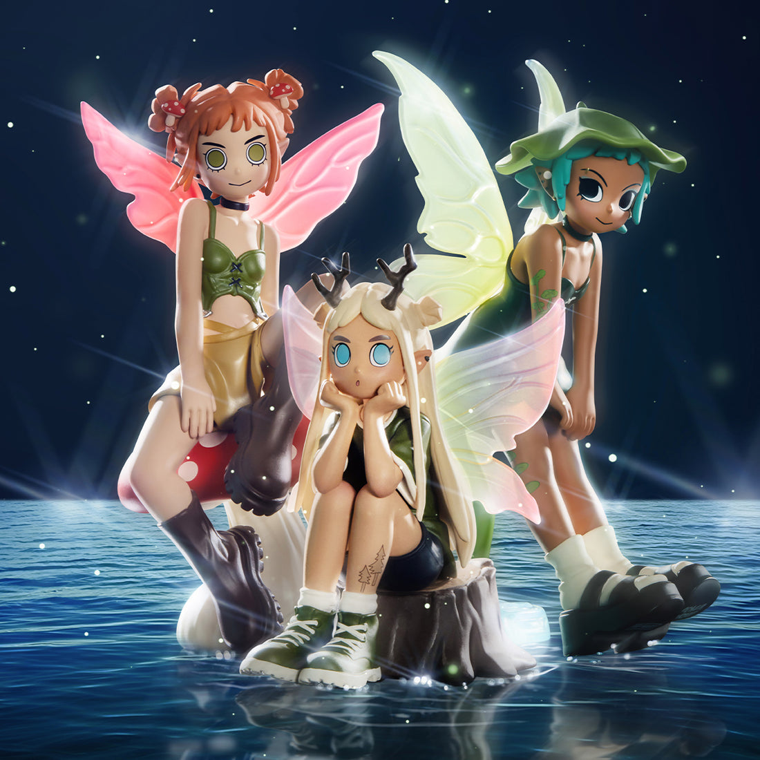 POP MART Peach Riot Punk Fairy Series Figures Blind box