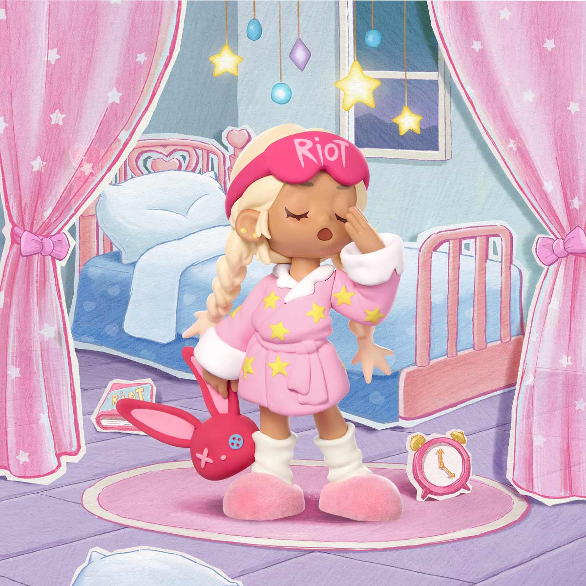POP MART  Lil Peach Riot Sleepover Series Figures Blind box
