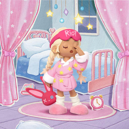 POP MART  Lil Peach Riot Sleepover Series Figures Blind box