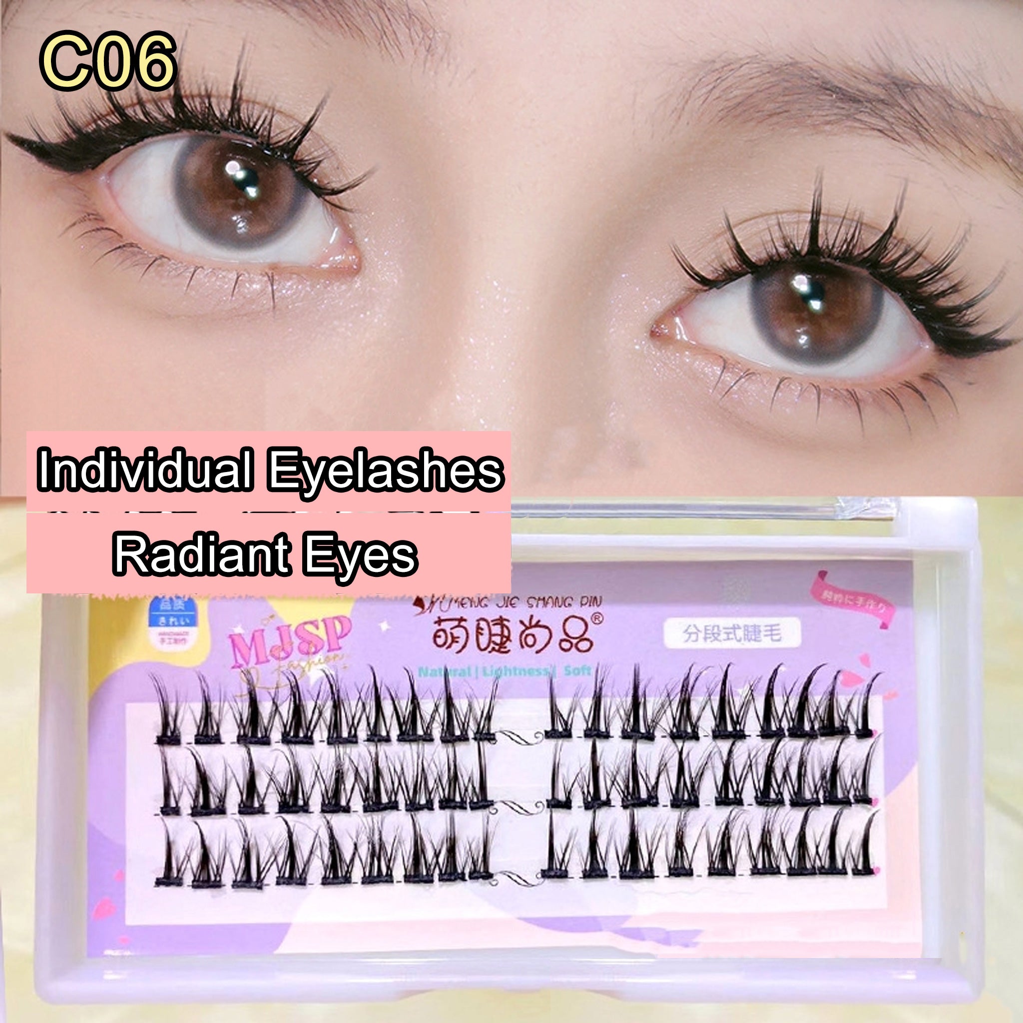 MJSP Segmented Lower Eyelash 1set