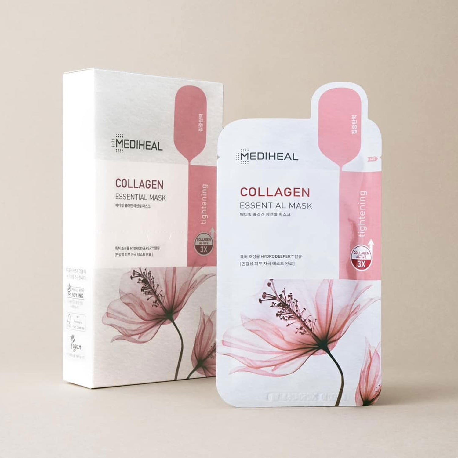 MEDIHEAL Collagen Essential Mask 10pcs