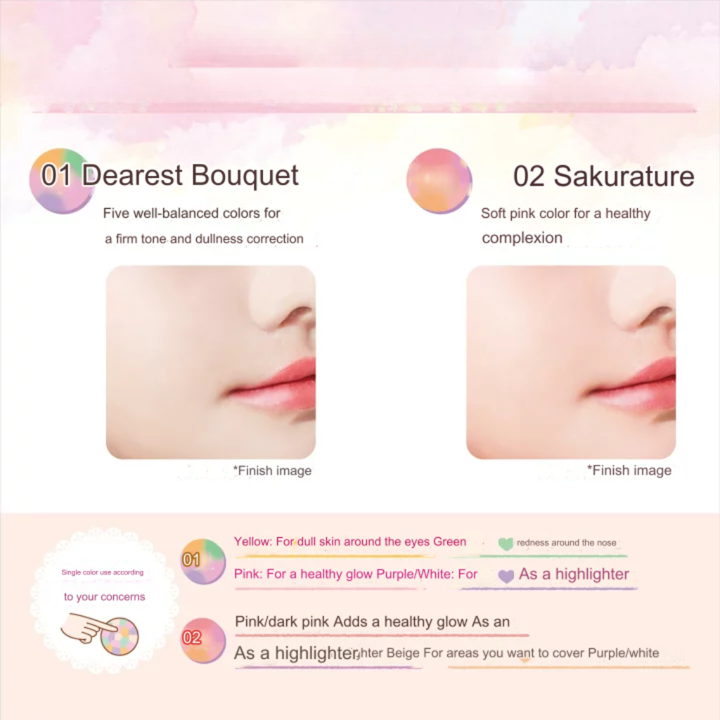 CANMAKE Marshmallow Finish Powder Abloom -01 Dearest Bouquet 54 g