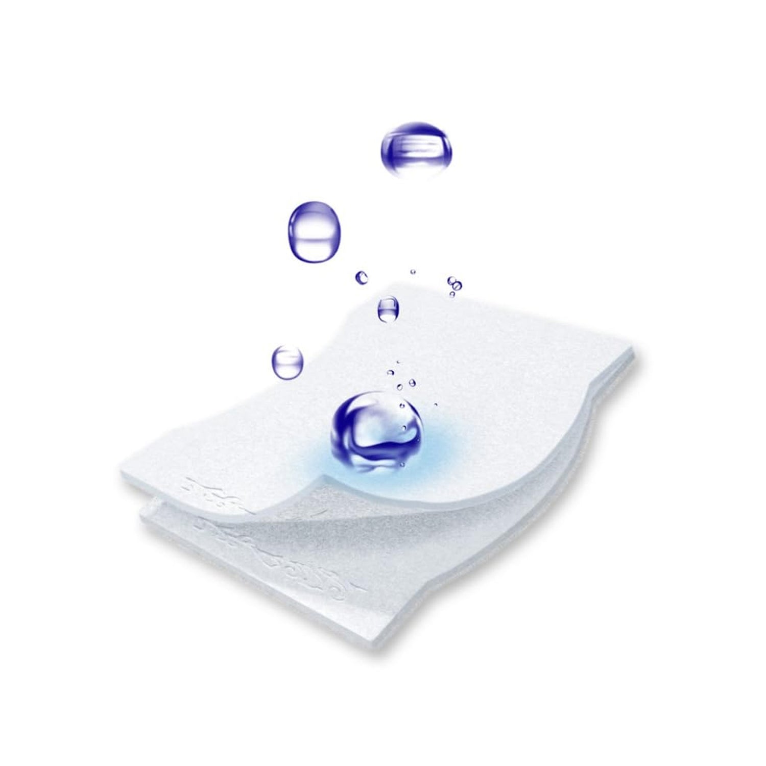 UNICHARM 1/2 Super Water Saving Make Up Cotton Pad