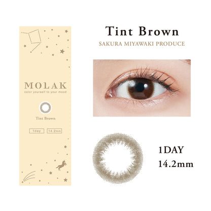 MOLAK 日抛美瞳 Tint Brown 10 片