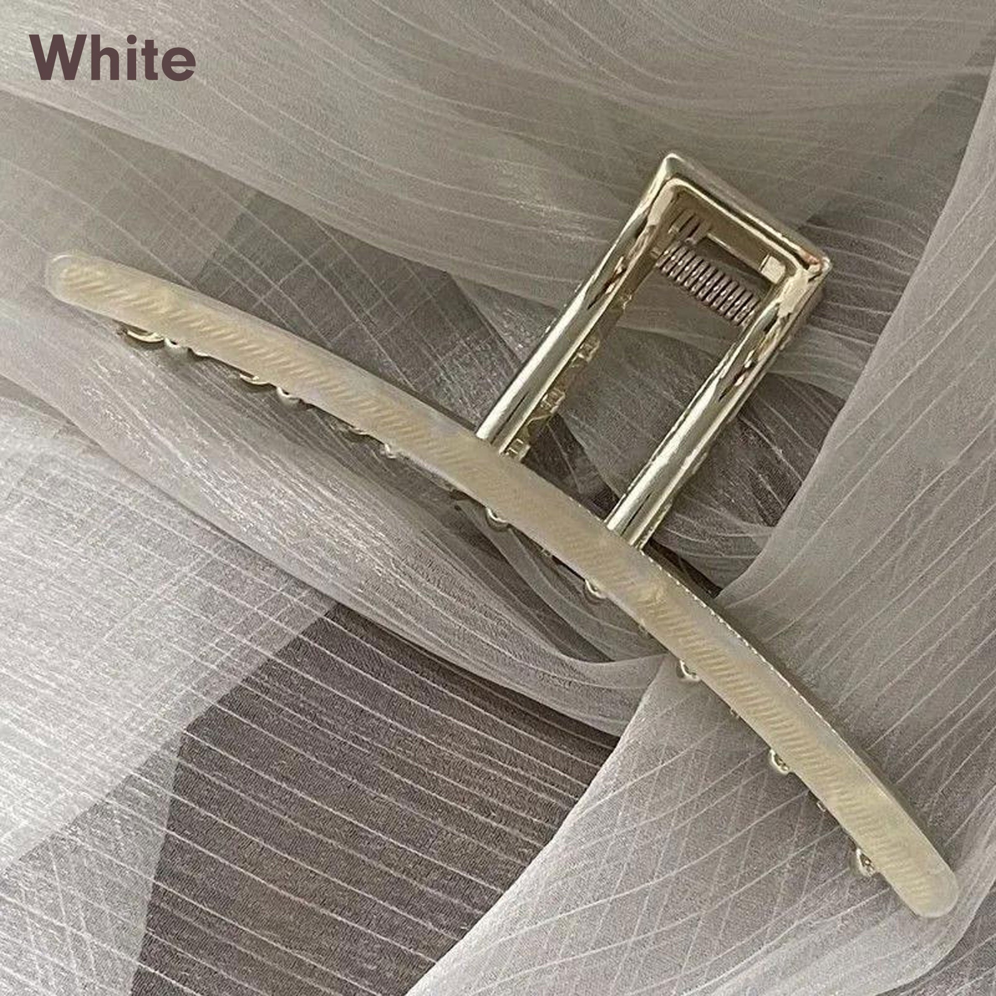 Patterned Alloy Shark Clip