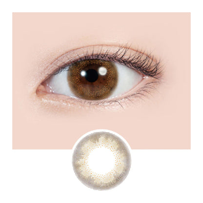 LIL MOON 1Day Contact Lenses-Rusty Beige 10pcs