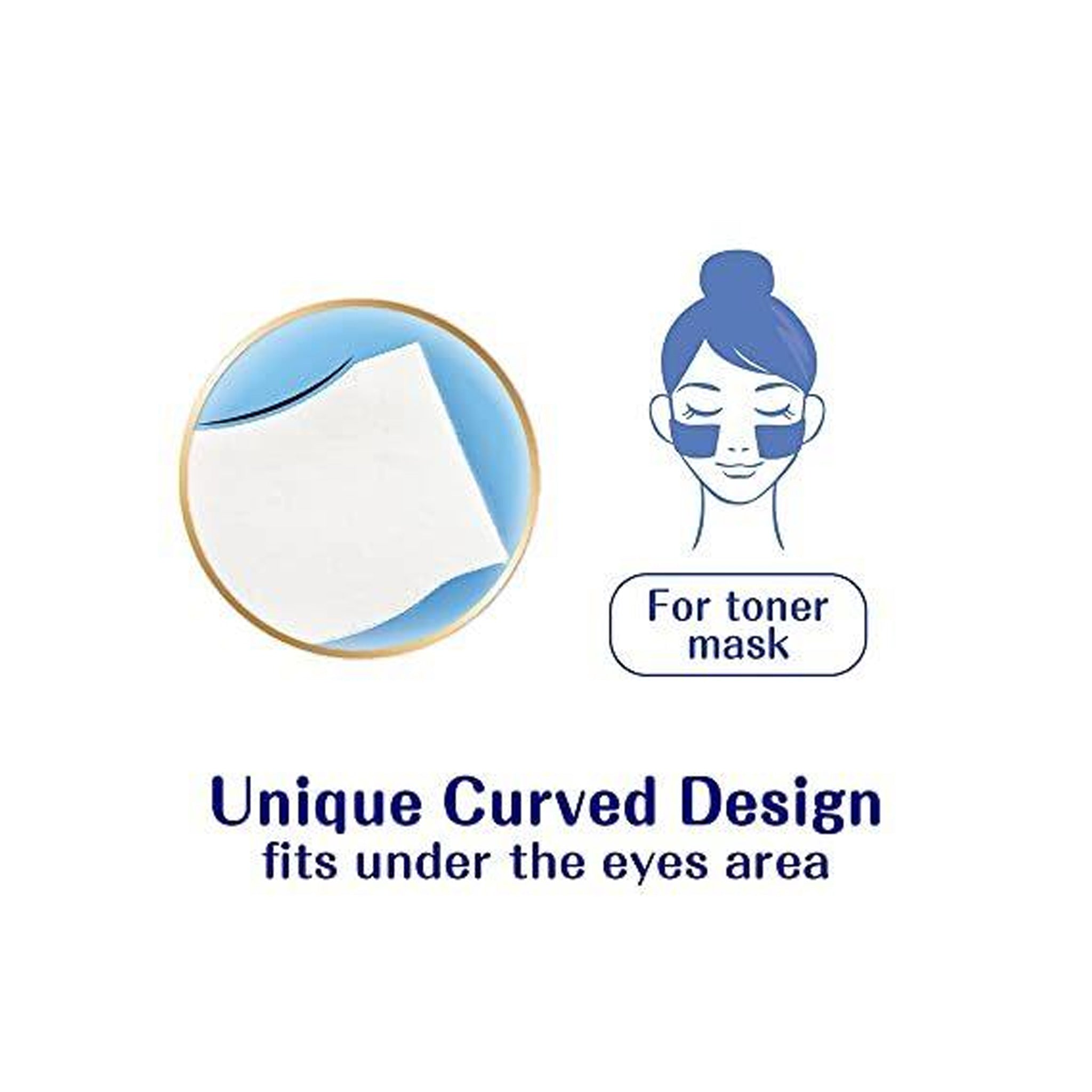 UNICHARM 1/2 Super Water Saving Make Up Cotton Pad