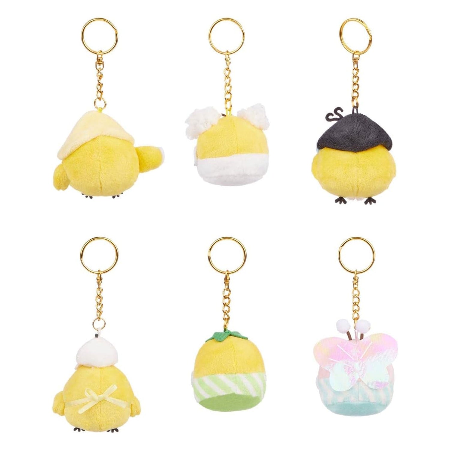 San-X Kiiroitori Muffin Cafe Series Keychain Blind Box