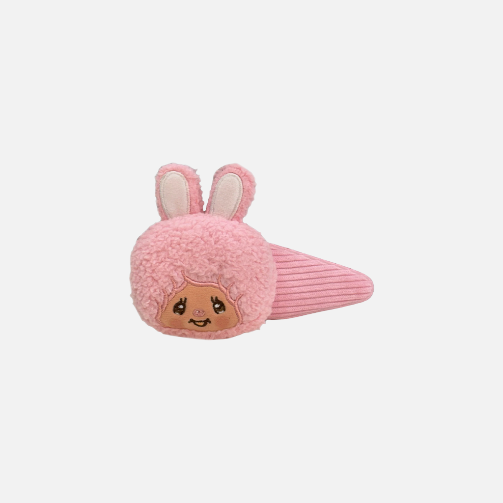 Aiplanning Monchhichi Big Plush Head Hair Clip 1 pc