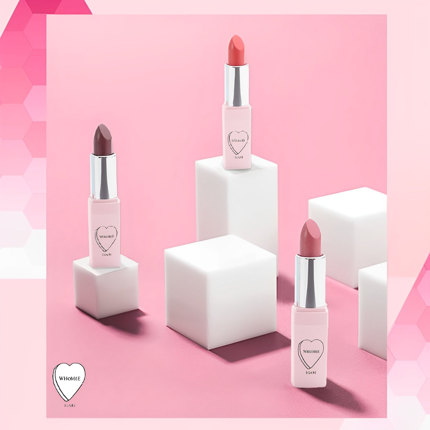 This lipstick is a beautiful chisel and beautiful lipstick, with a carefully selected color that makes your female girl look cute.